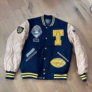 Top Gun brand bulldog varsity bomber jacket XXL